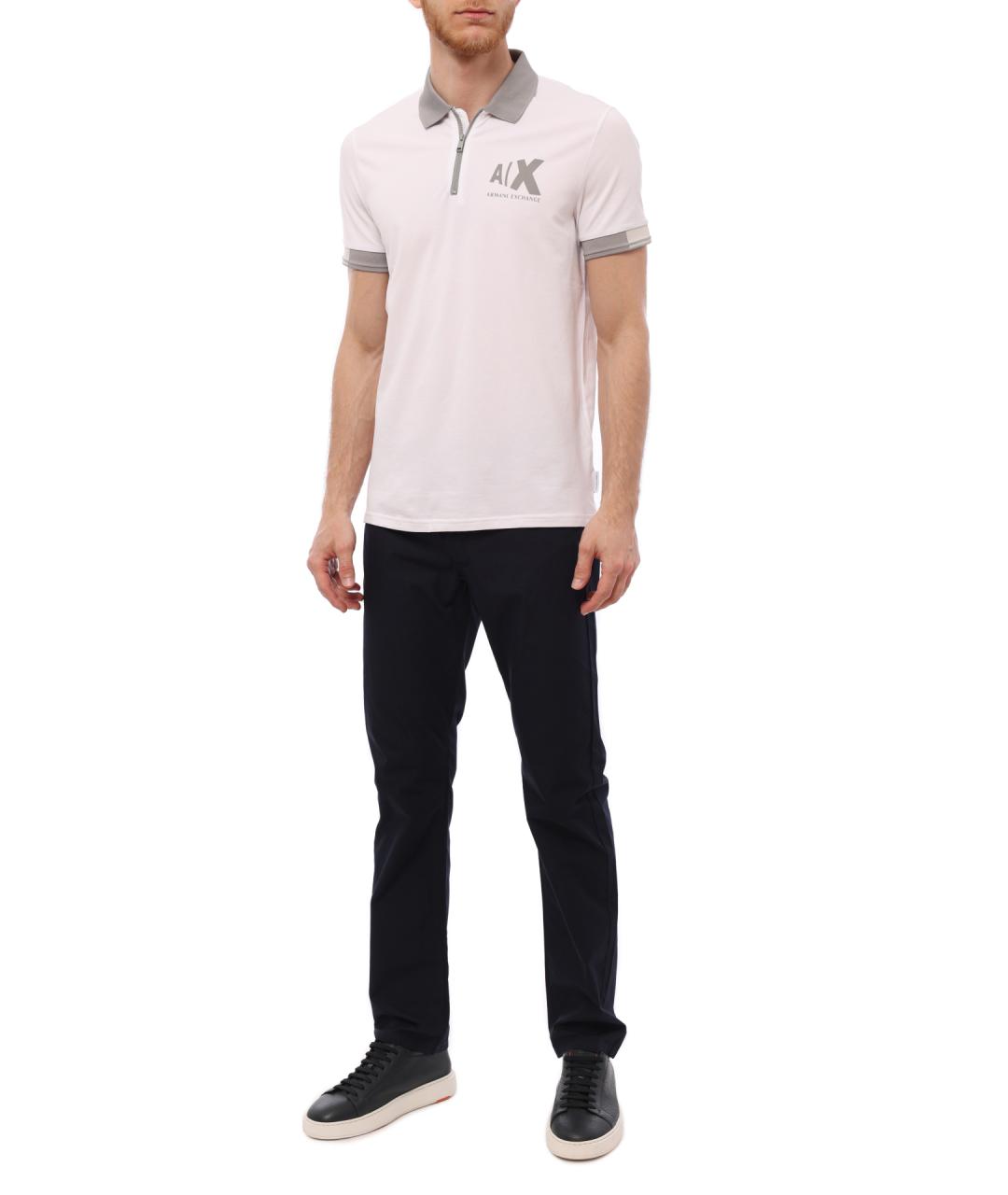 ARMANI EXCHANGE Темно-синие прямые джинсы, фото 2