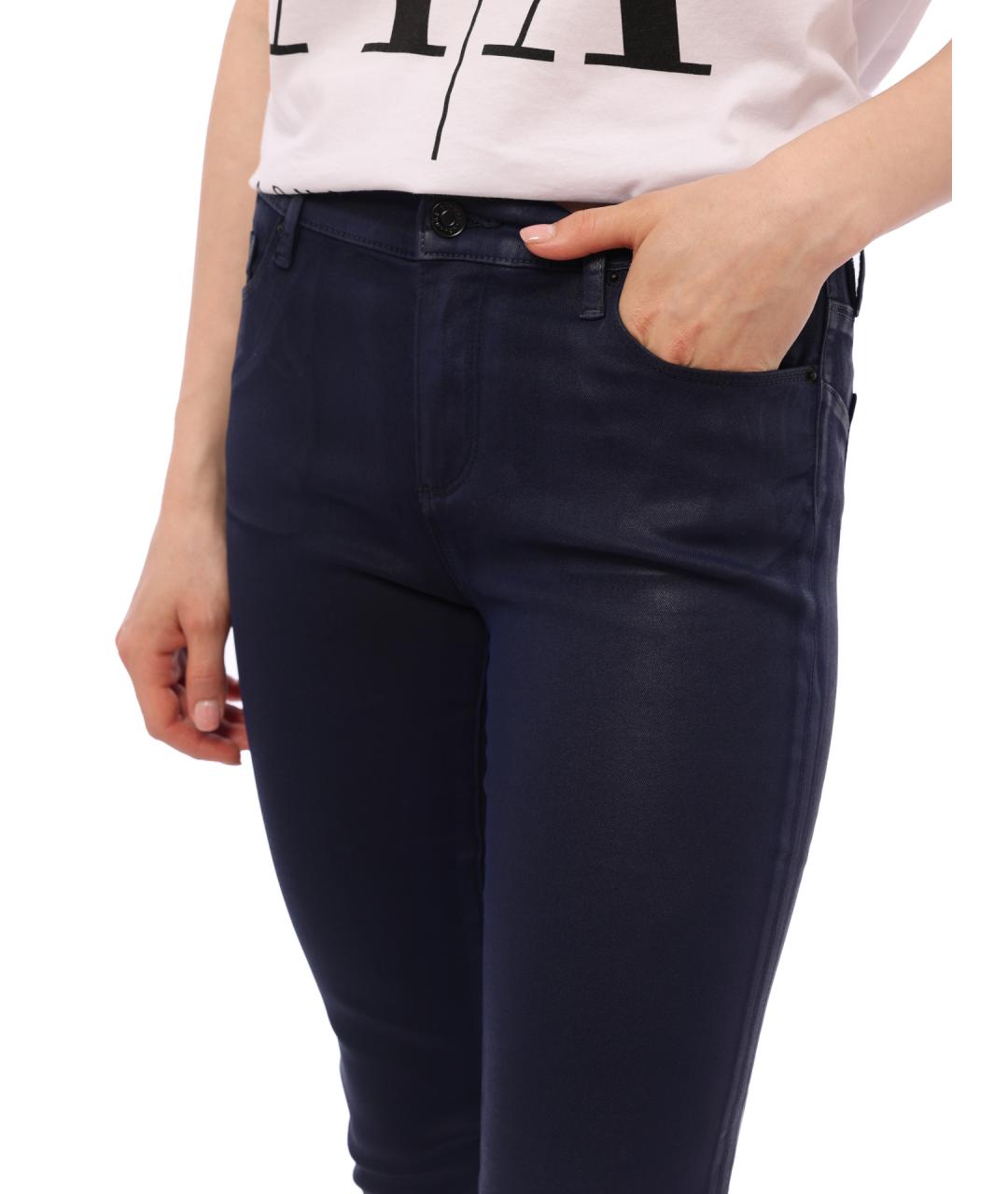 ARMANI EXCHANGE Синие прямые джинсы, фото 5