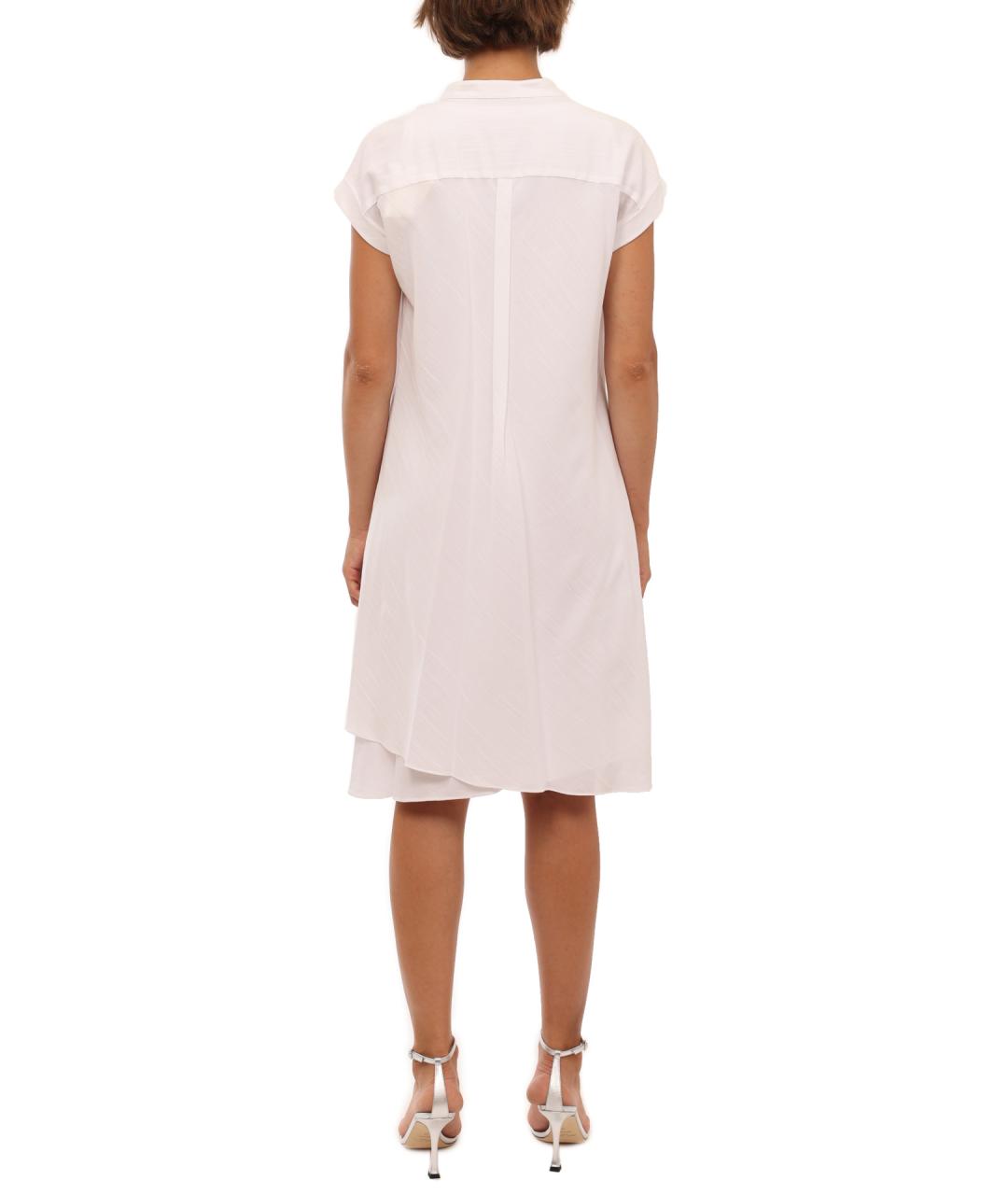 BRUNELLO CUCINELLI Белое повседневное платье, фото 4