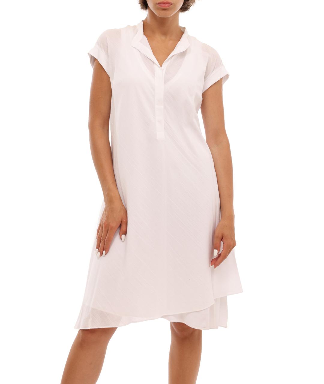 BRUNELLO CUCINELLI Белое повседневное платье, фото 3