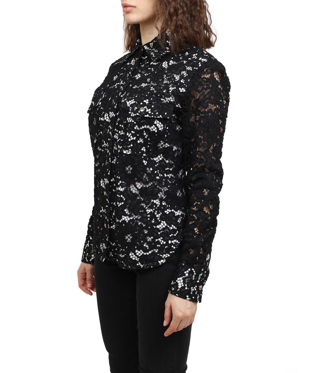 CALVIN KLEIN Черная блузы, фото 3