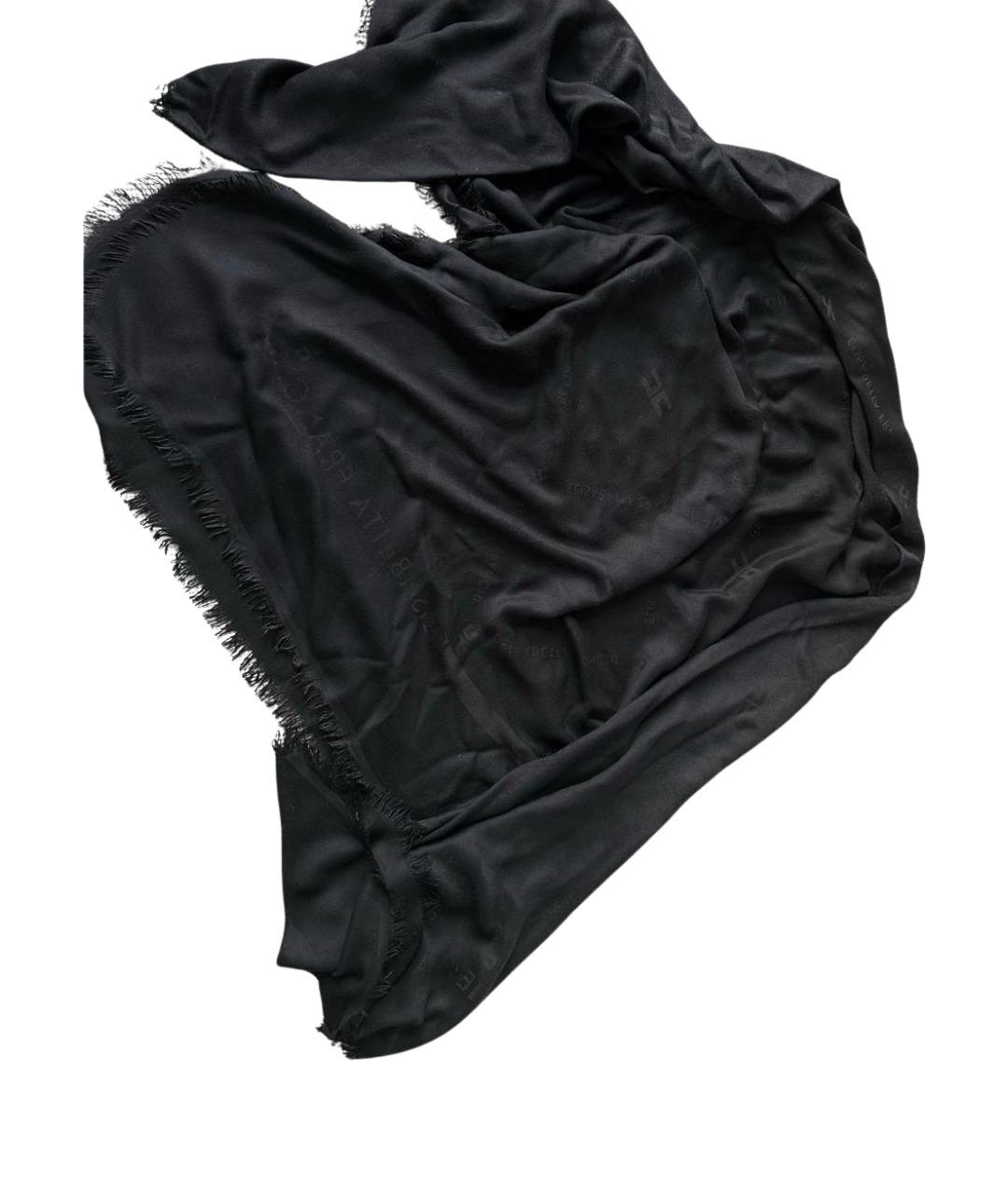 ELISABETTA FRANCHI Черный платок, фото 1