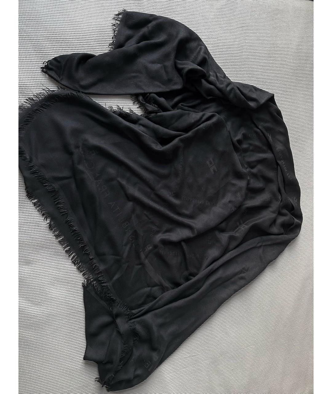 ELISABETTA FRANCHI Черный платок, фото 6