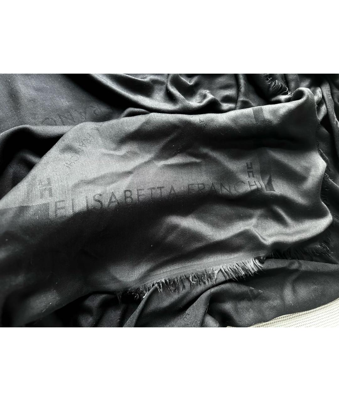 ELISABETTA FRANCHI Черный платок, фото 4