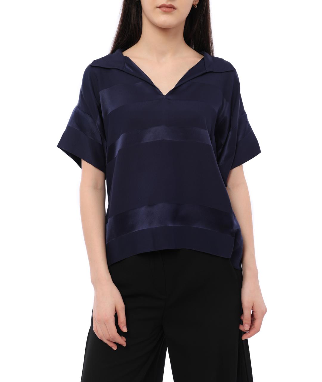 EMPORIO ARMANI Синяя блузы, фото 2