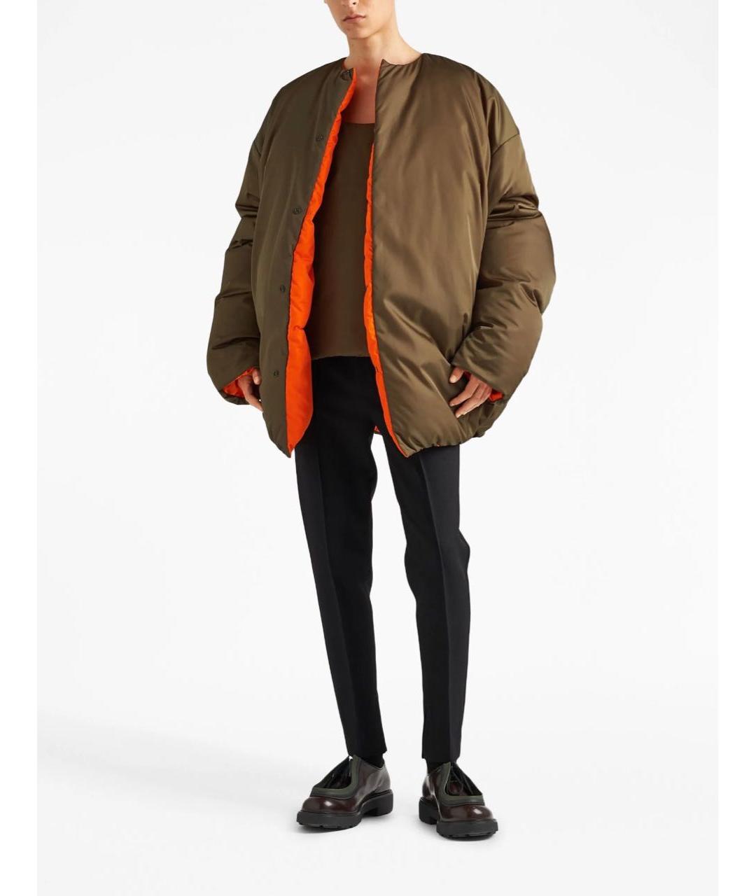 PRADA Хаки куртка, фото 4