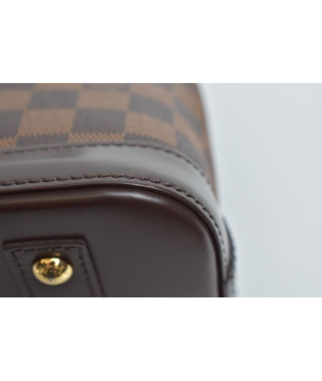 LOUIS VUITTON Коричневая кожаная сумка через плечо, фото 5