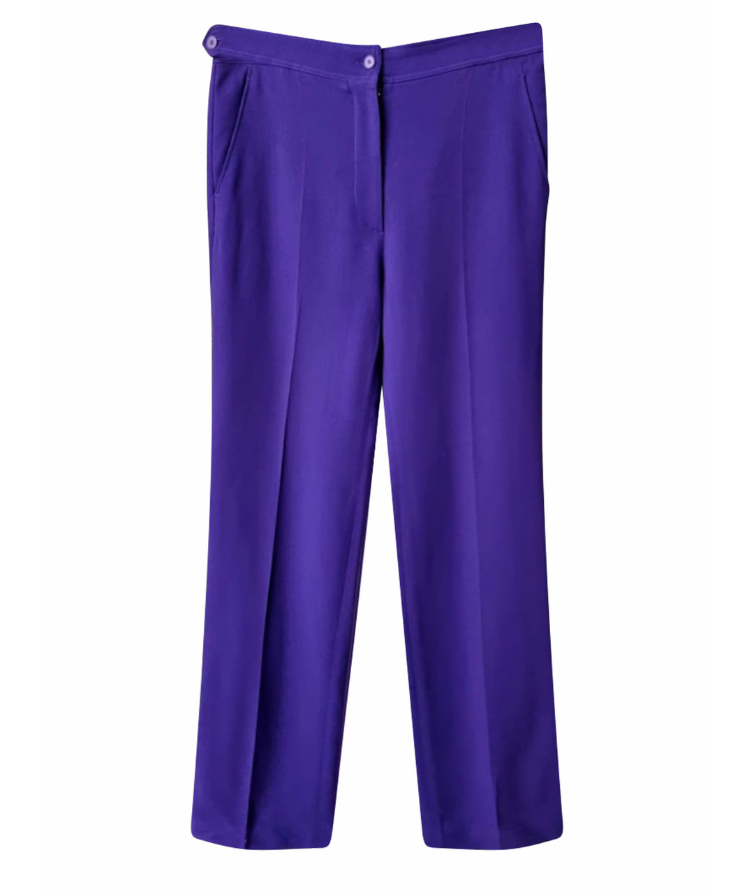 ROCHAS Фиолетовые прямые брюки, фото 1
