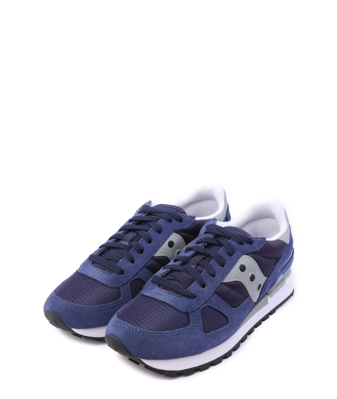 SAUCONY Синие замшевые низкие кроссовки / кеды, фото 2