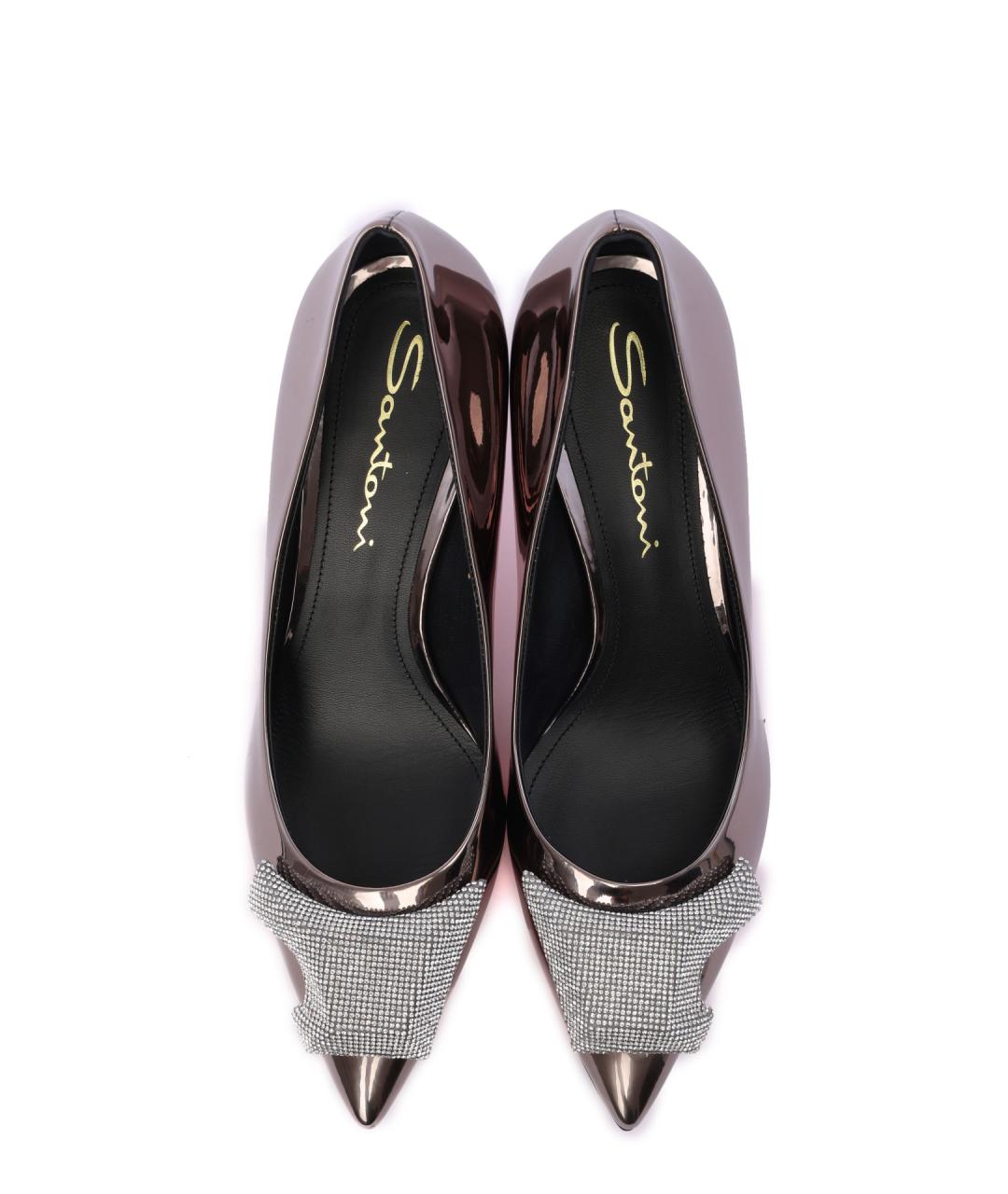 SANTONI Туфли из лакированной кожи, фото 4