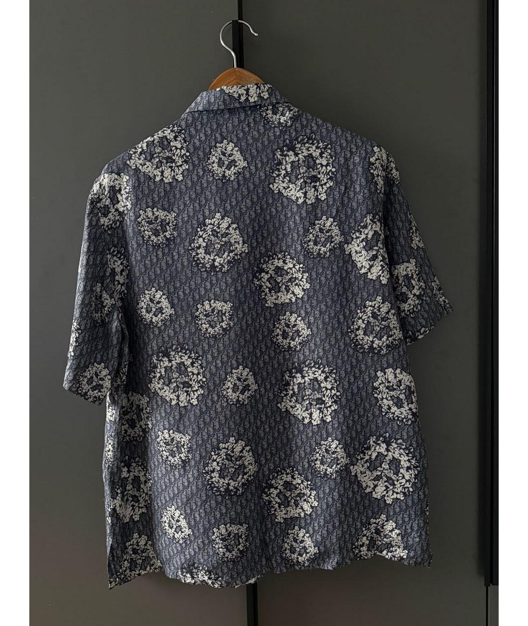 CHRISTIAN DIOR Антрацитовая шелковая кэжуал рубашка, фото 2