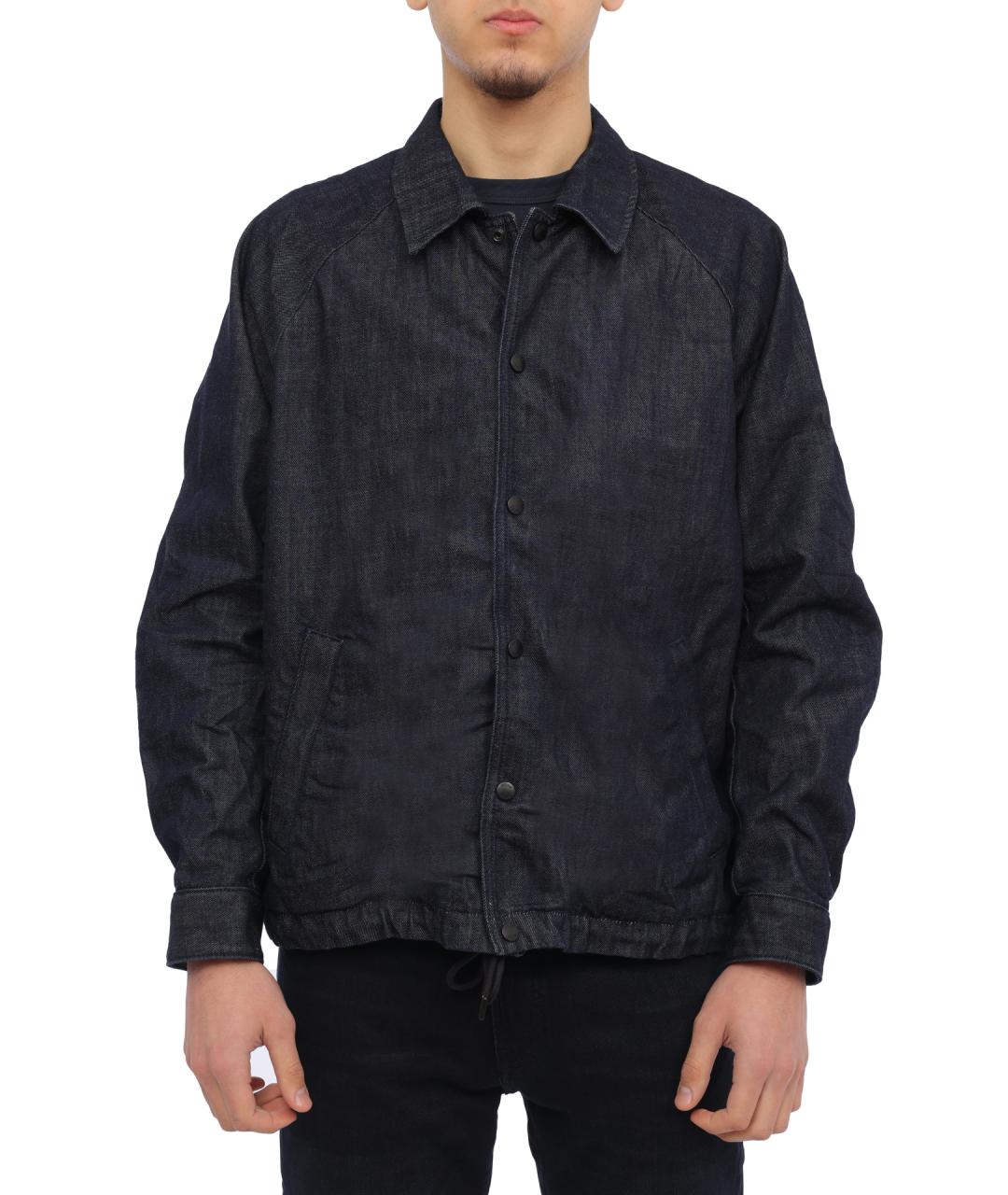 HUGO BOSS Темно-синяя хлопковая кэжуал рубашка, фото 1