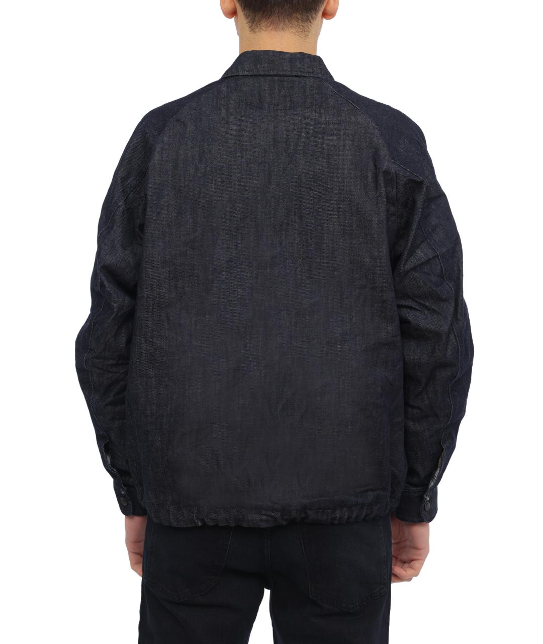 HUGO BOSS Темно-синяя хлопковая кэжуал рубашка, фото 6