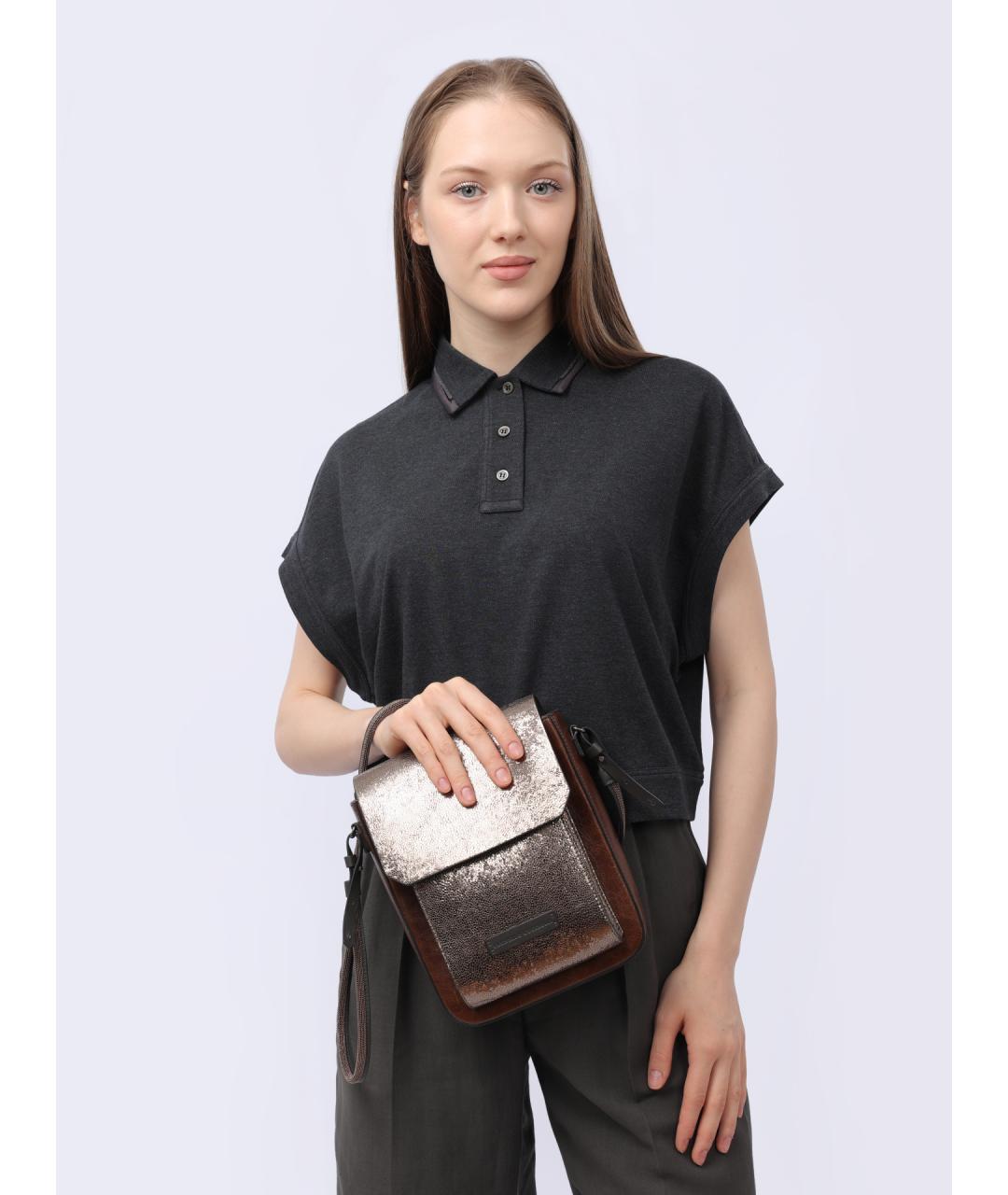 BRUNELLO CUCINELLI Серая футболка, фото 3