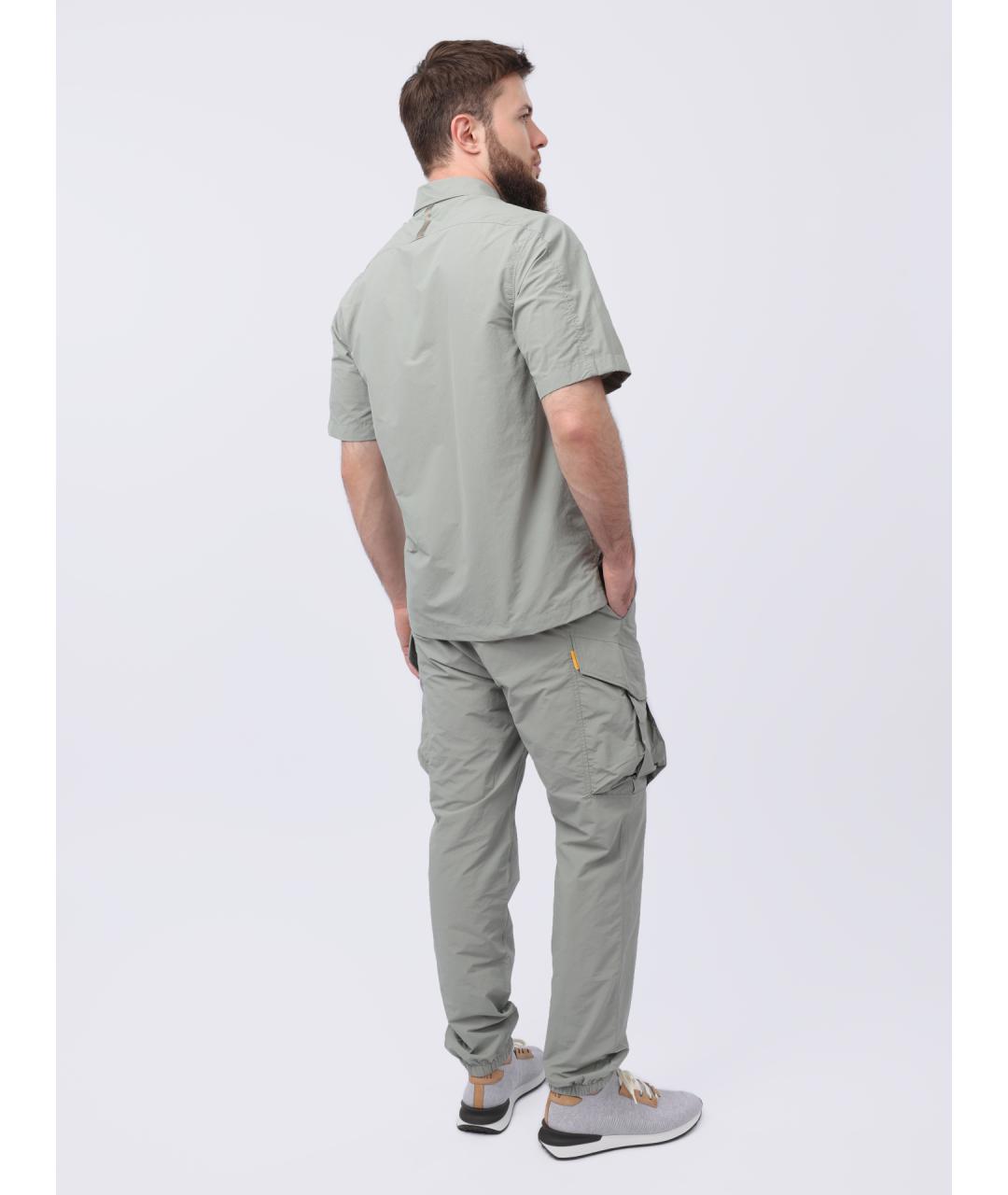 PARAJUMPERS Зеленая хлопковая кэжуал рубашка, фото 6