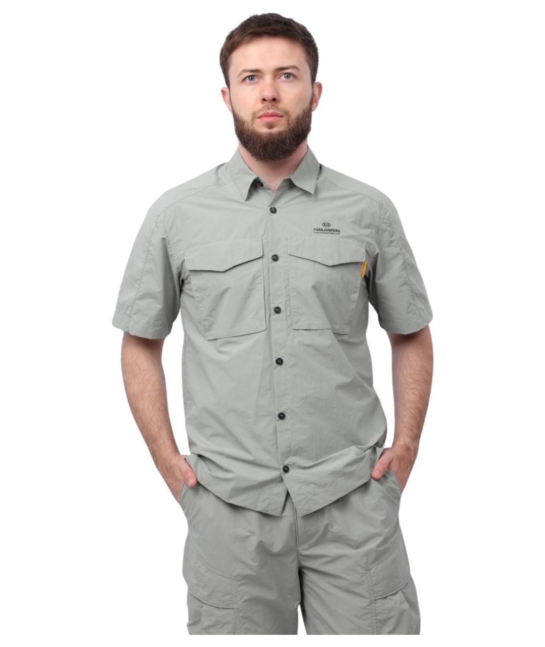 PARAJUMPERS Зеленая хлопковая кэжуал рубашка, фото 1