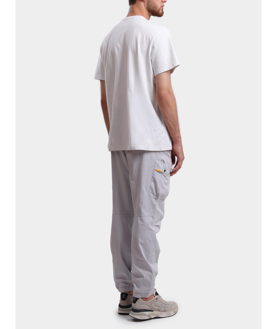 PARAJUMPERS Белая хлопковая футболка, фото 5