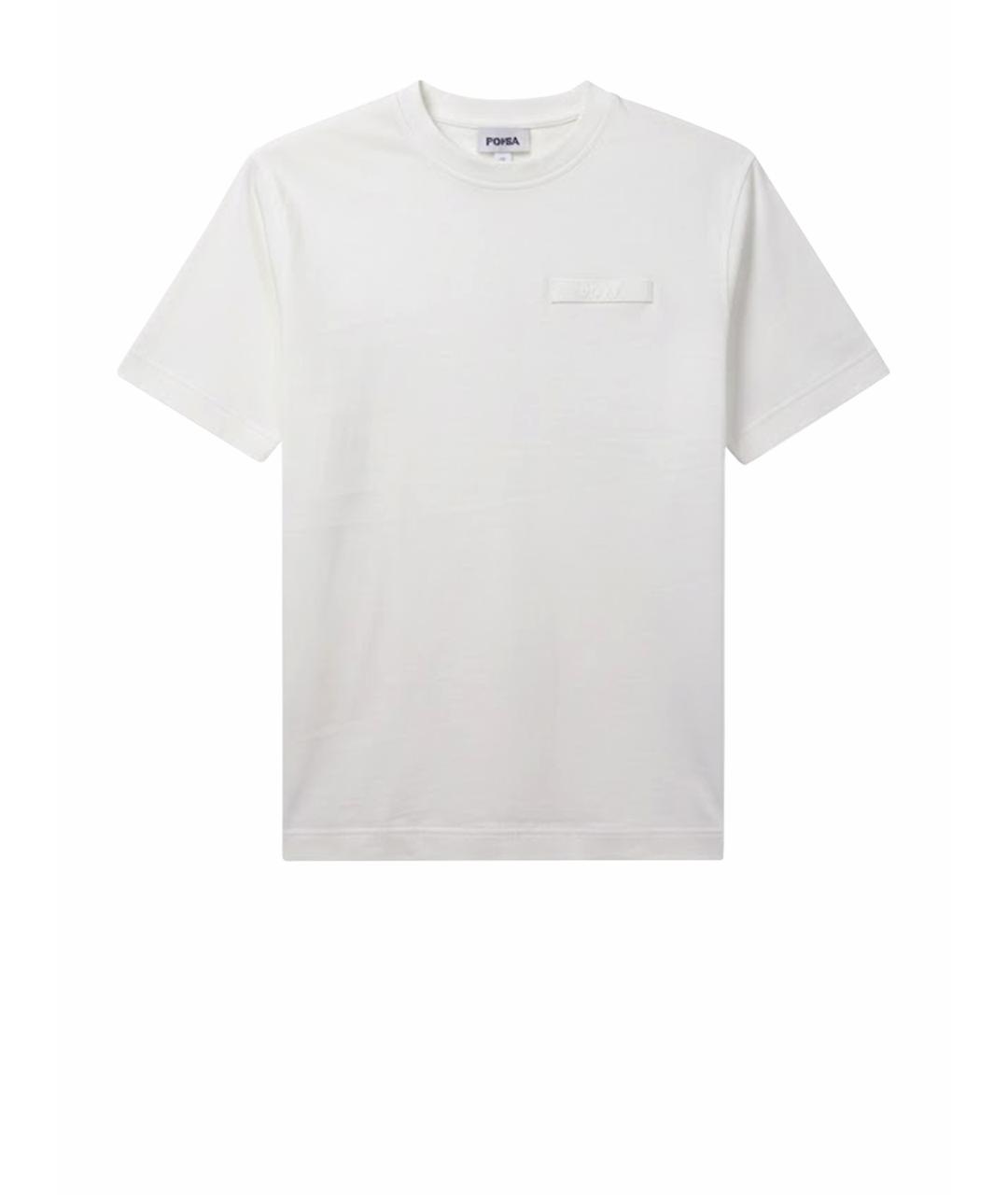 HUGO BOSS Белая хлопковая футболка, фото 1