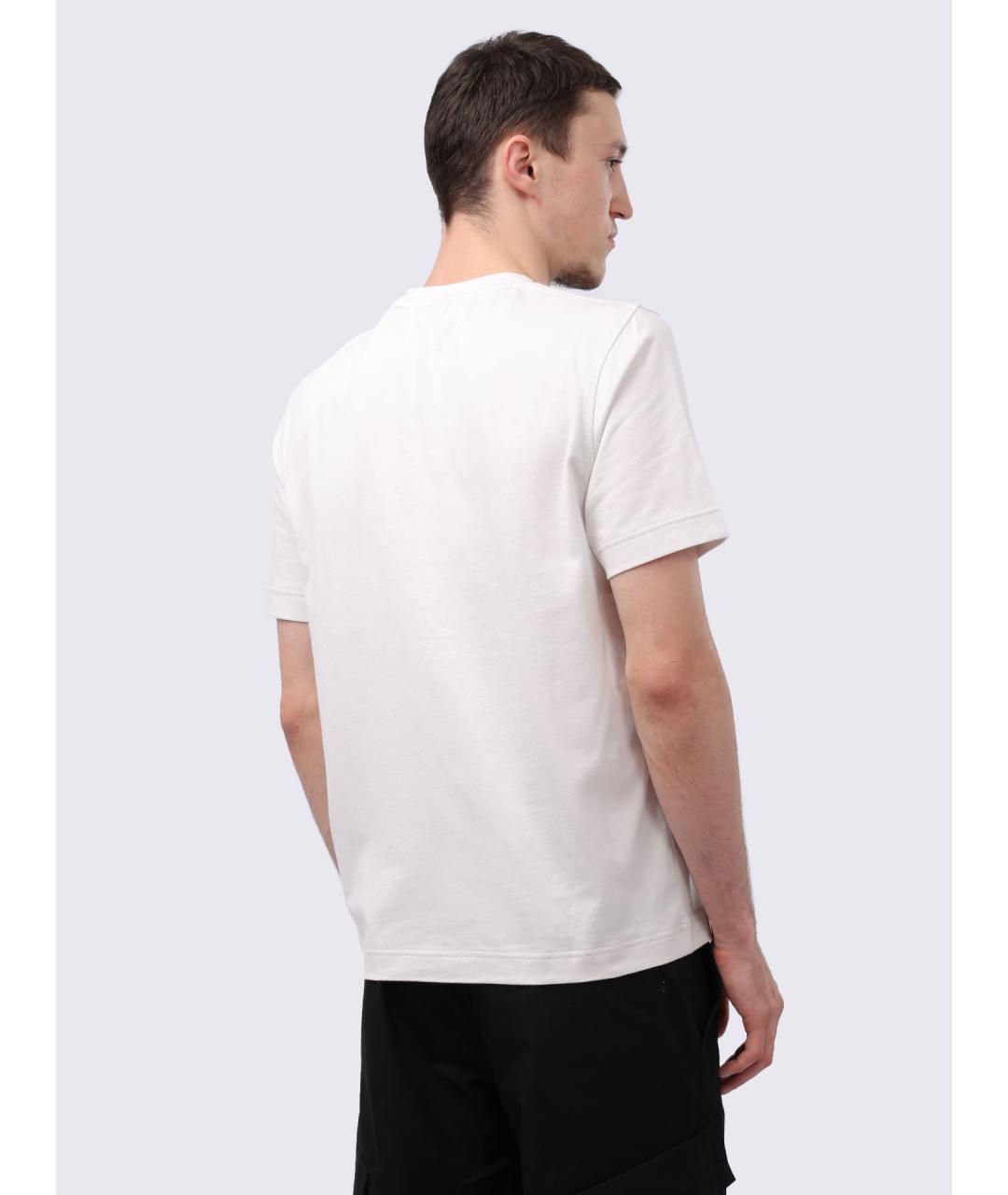 HUGO BOSS Белая хлопковая футболка, фото 5