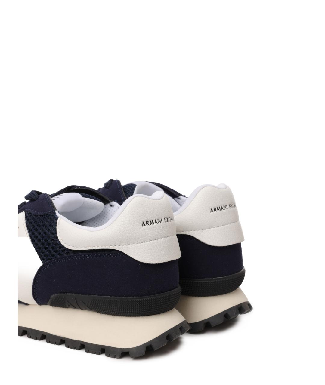 ARMANI EXCHANGE Синие низкие кроссовки / кеды, фото 6