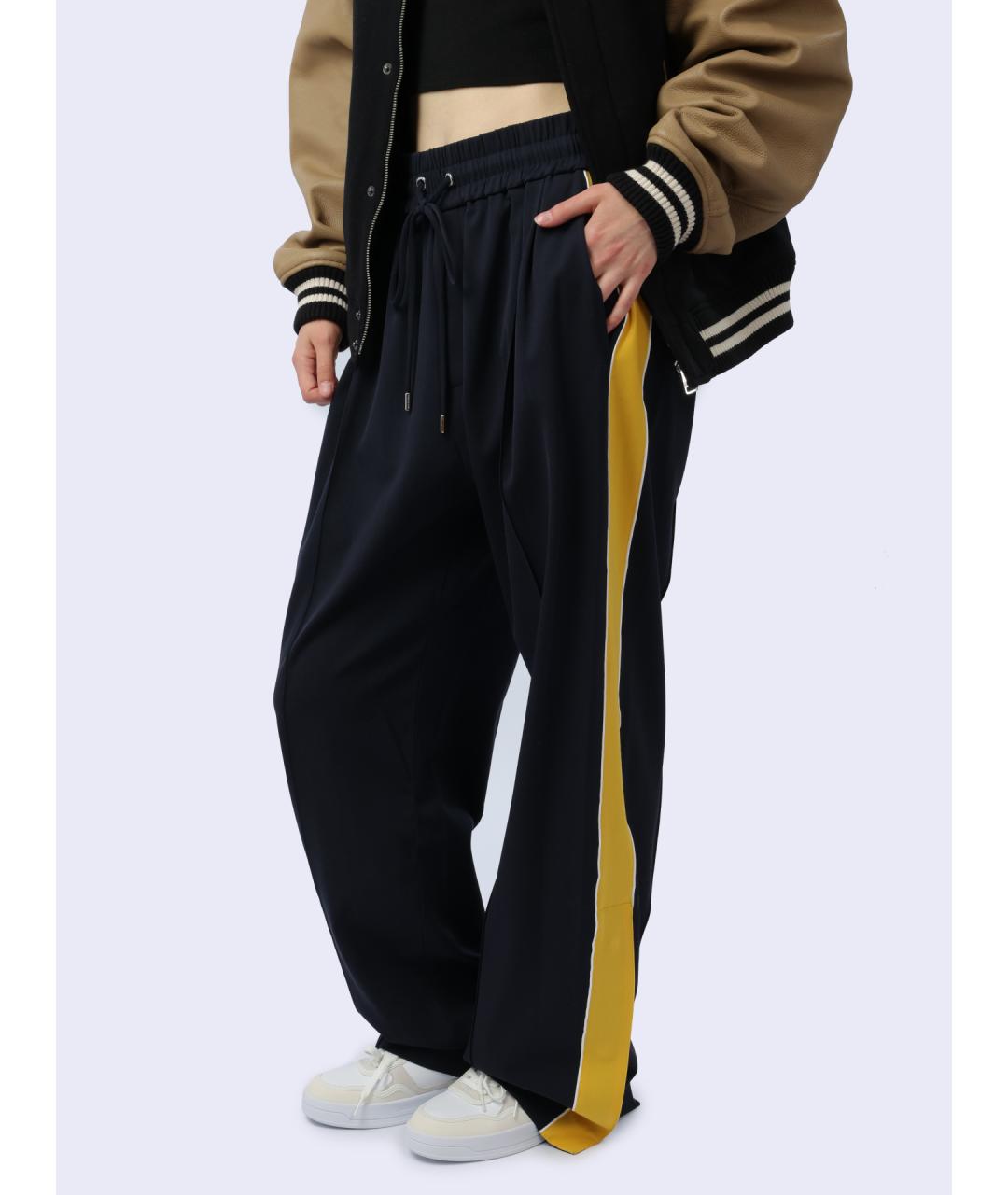 TOMMY HILFIGER Синие прямые брюки, фото 3