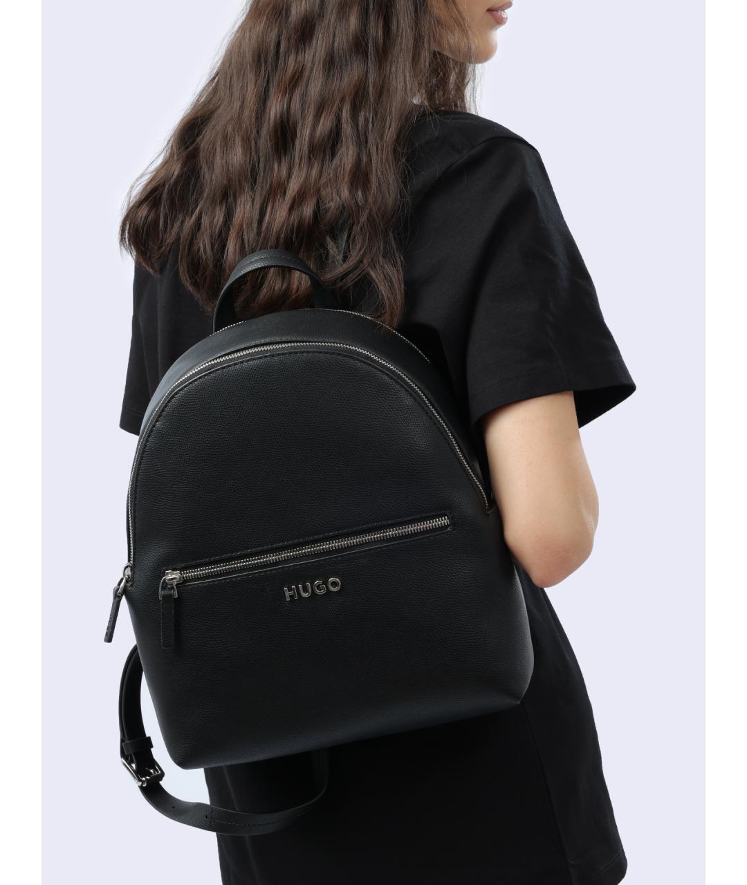 HUGO Черный рюкзак, фото 2