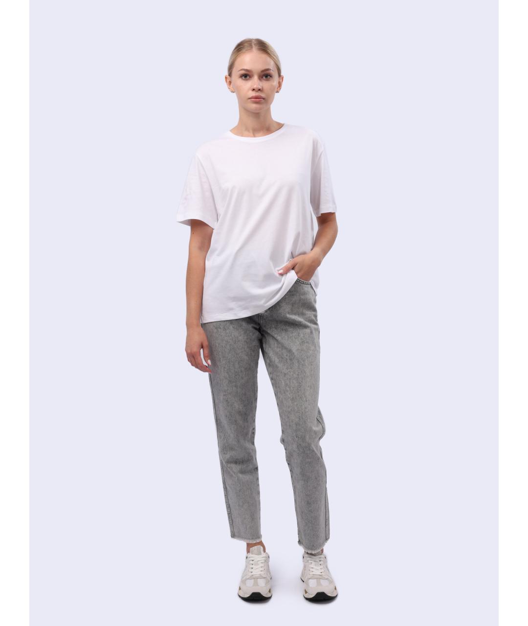 LIU JO Белая хлопковая футболка, фото 2