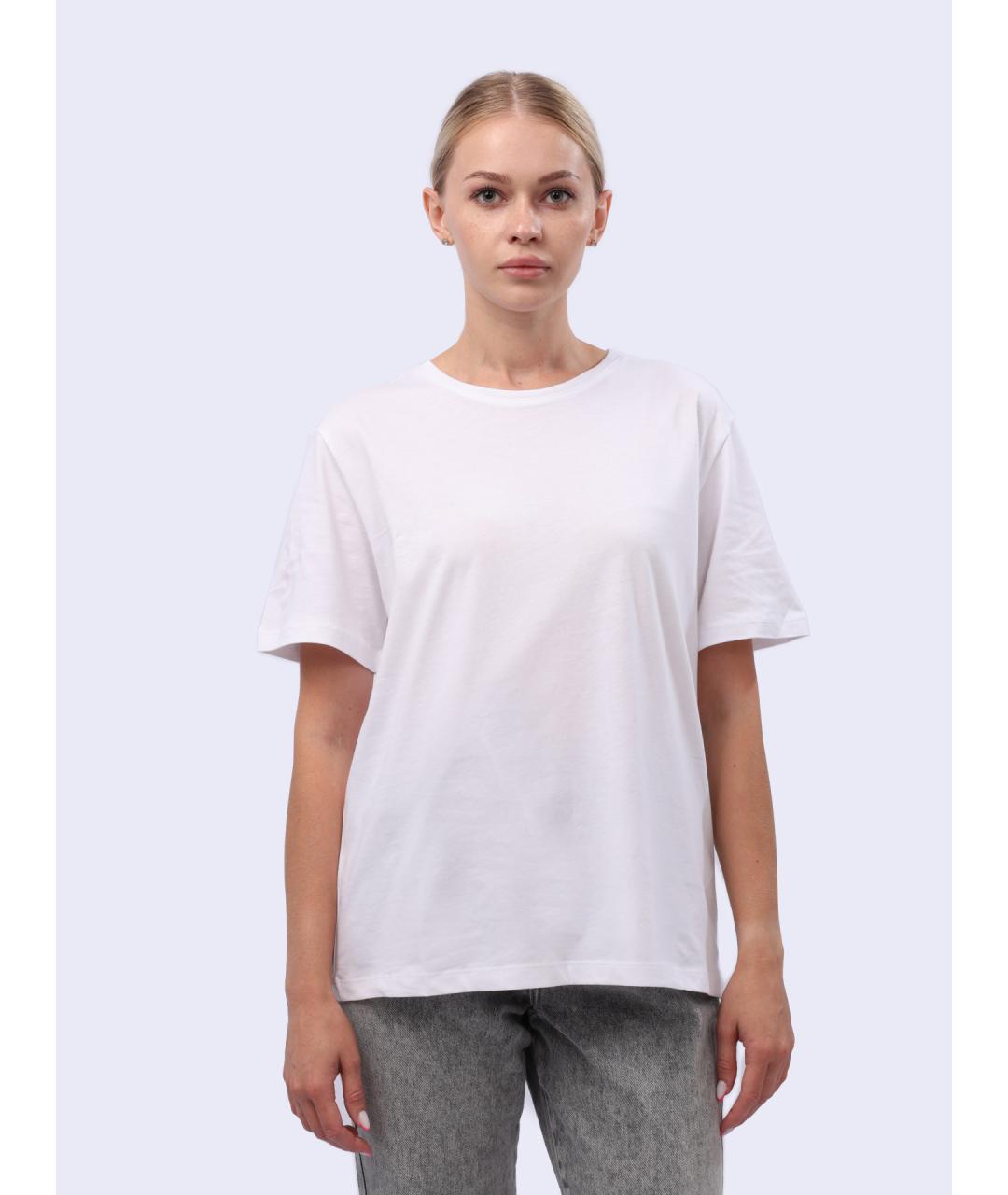 LIU JO Белая хлопковая футболка, фото 5