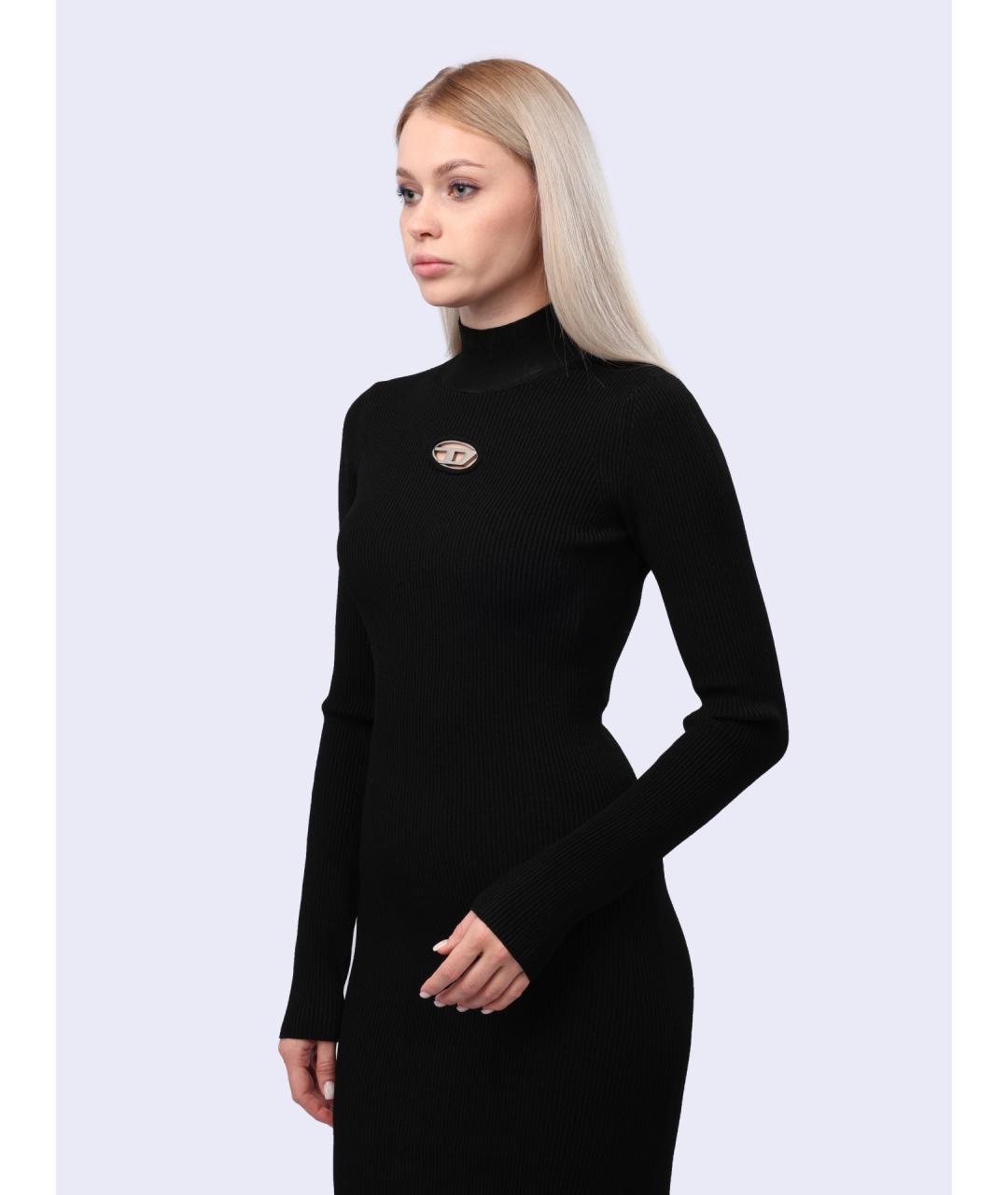 DIESEL Черное повседневное платье, фото 3