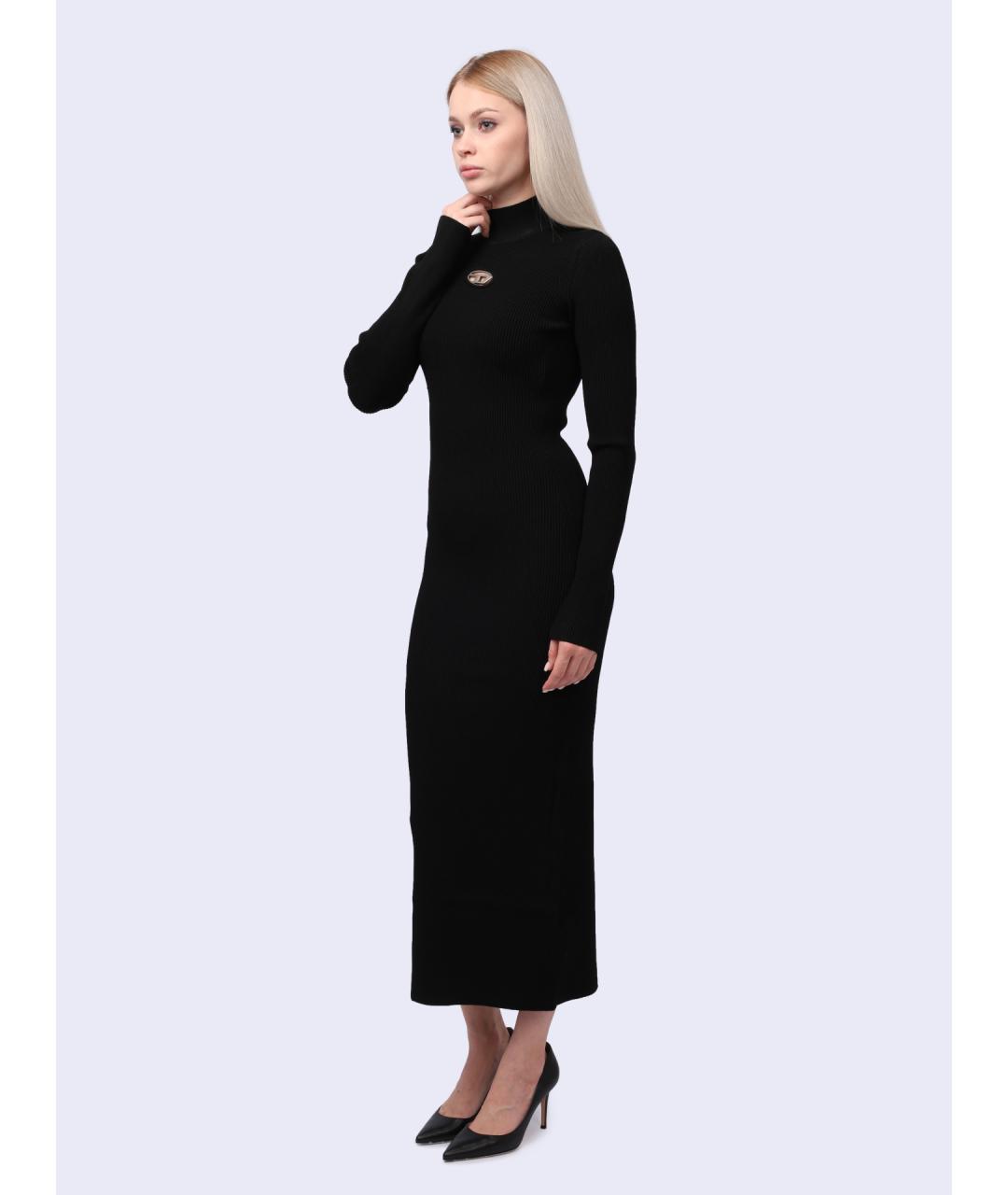 DIESEL Черное повседневное платье, фото 4