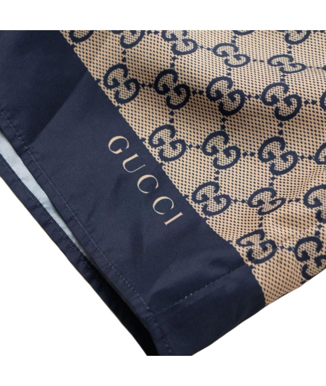 GUCCI Бежевые полиэстеровые плавки, фото 4