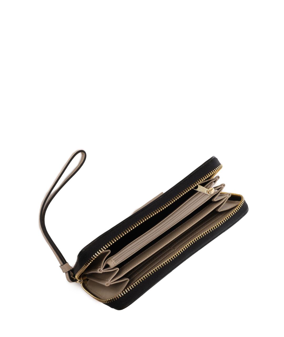 ARMANI EXCHANGE Бежевый кожаный кошелек, фото 3