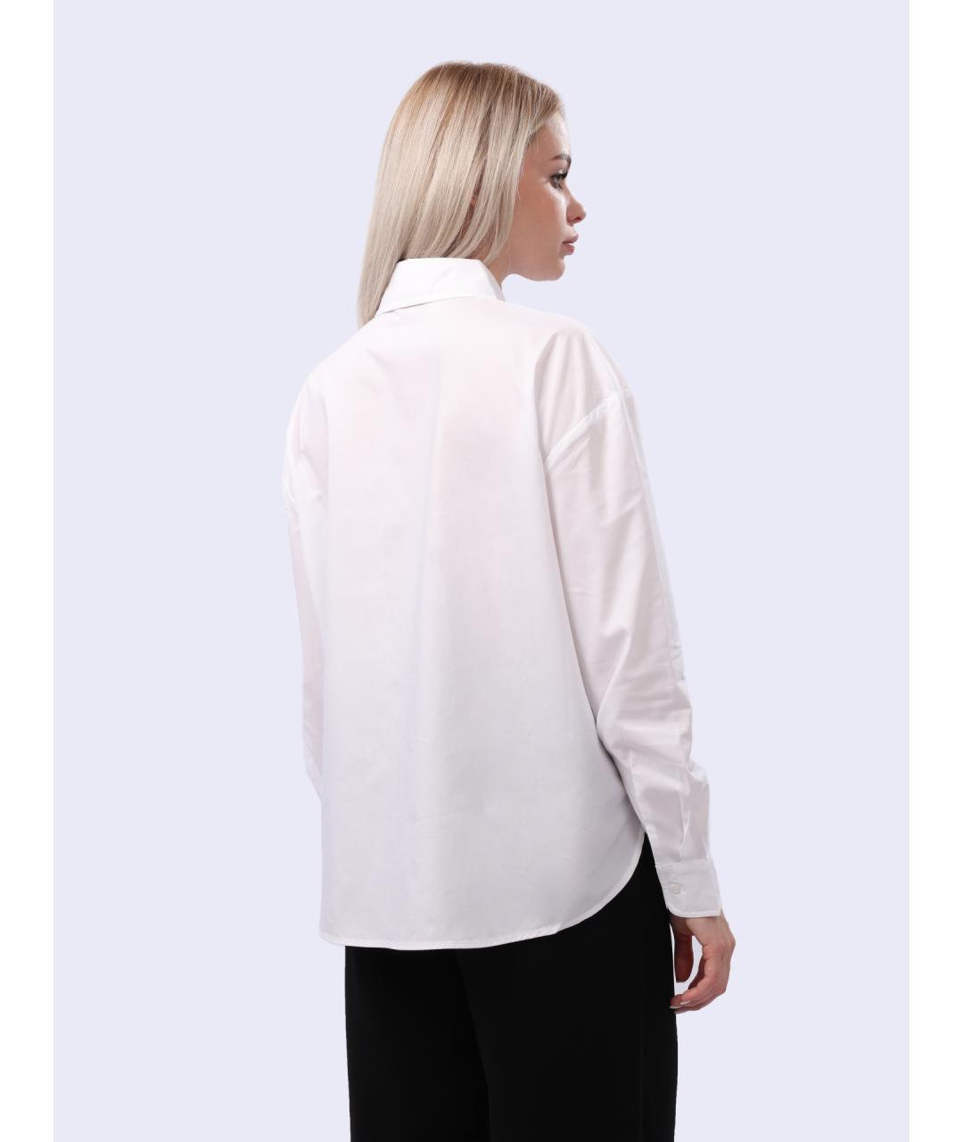 ARMANI EXCHANGE Белая хлопковая рубашка, фото 4