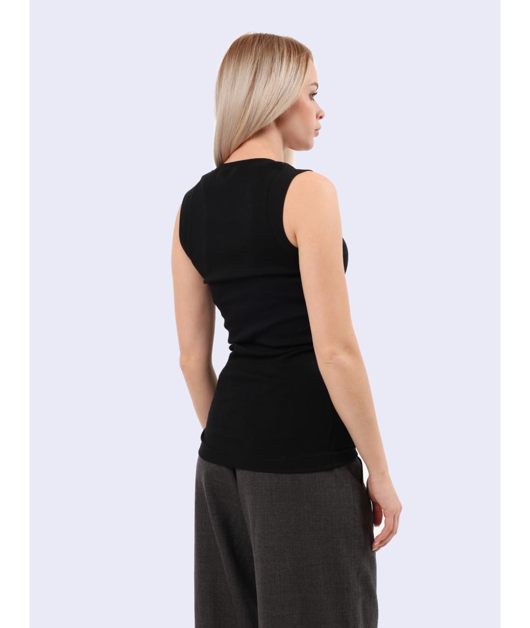 BRUNELLO CUCINELLI Черная майка, фото 3