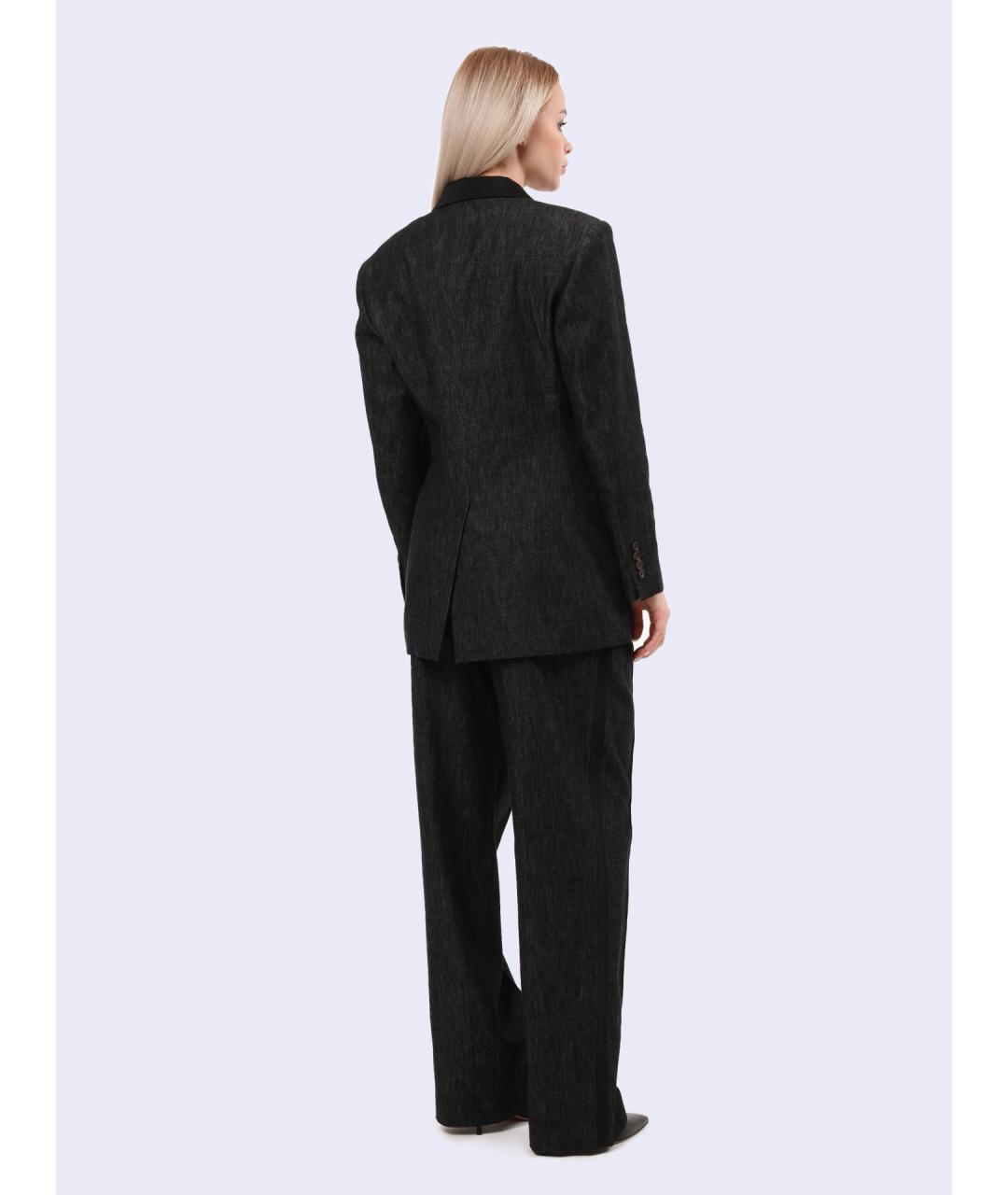 BRUNELLO CUCINELLI Черный хлопковый жакет/пиджак, фото 5