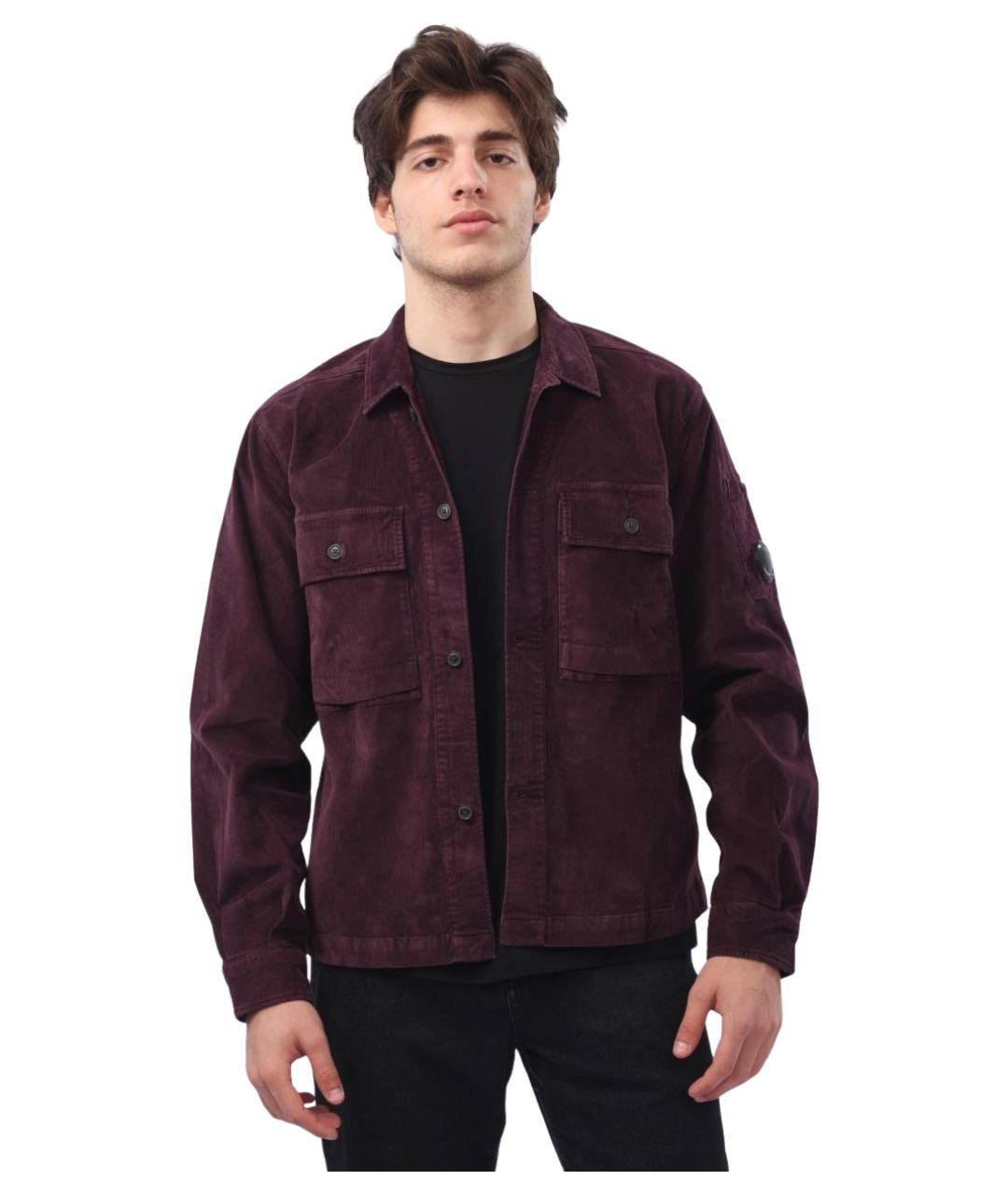 CP COMPANY Бордовая кэжуал рубашка, фото 1