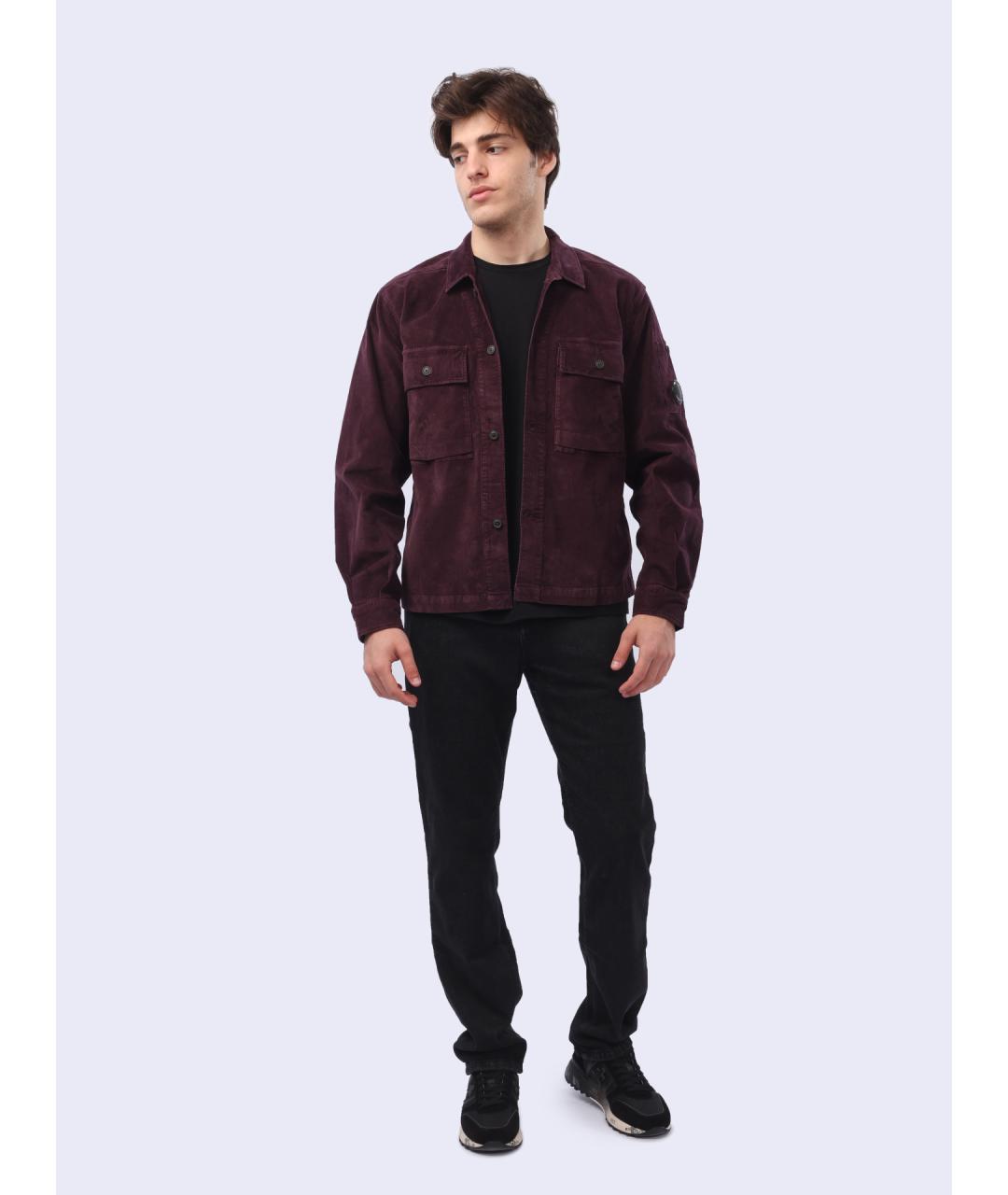 CP COMPANY Бордовая кэжуал рубашка, фото 2