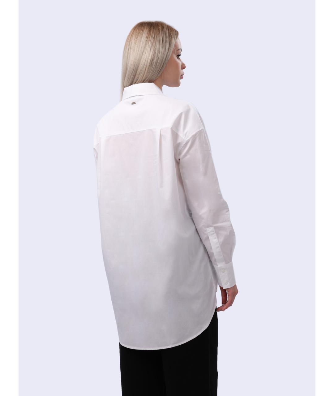 ARMANI EXCHANGE Белая хлопковая рубашка, фото 4