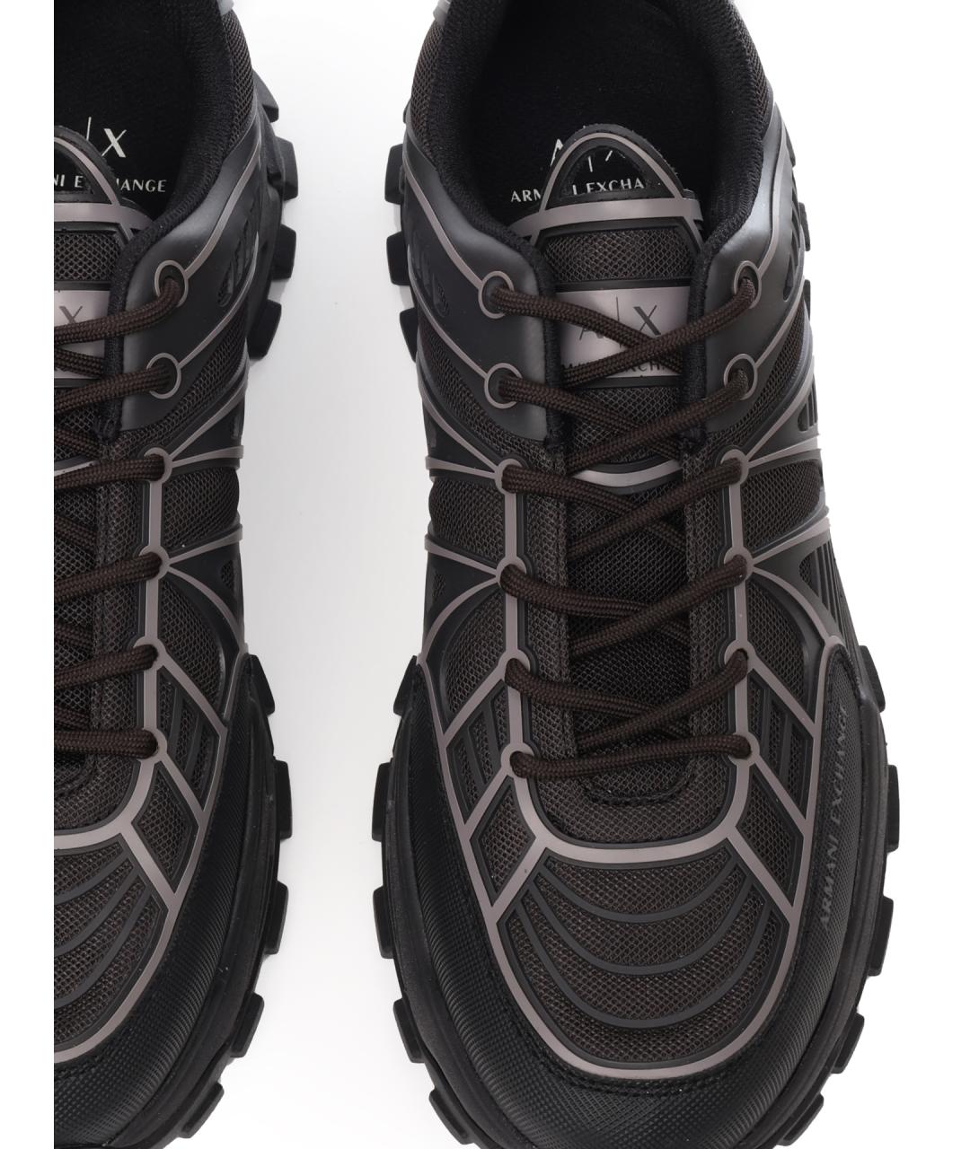 ARMANI EXCHANGE Черные высокие кроссовки / кеды, фото 6