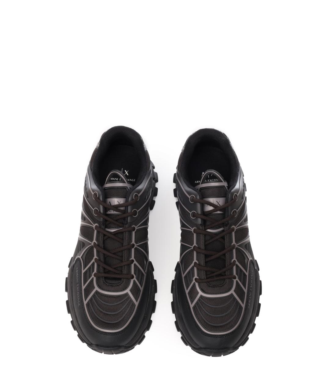 ARMANI EXCHANGE Черные высокие кроссовки / кеды, фото 5