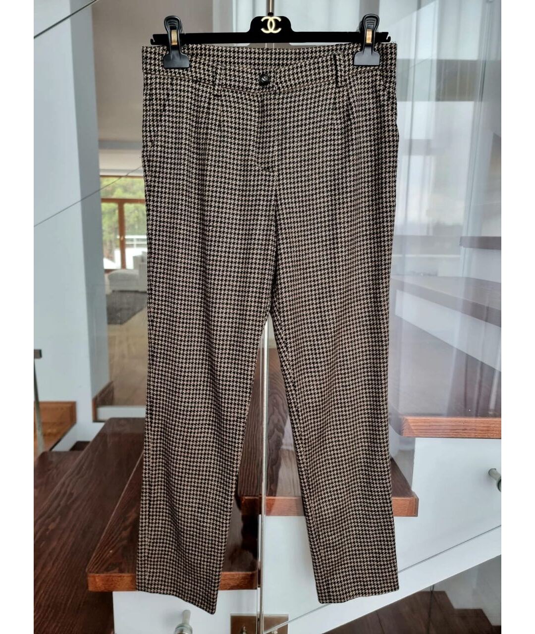 DOLCE&GABBANA Коричневые прямые брюки, фото 9