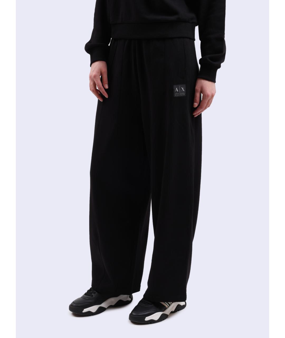 ARMANI EXCHANGE Черные прямые брюки, фото 3