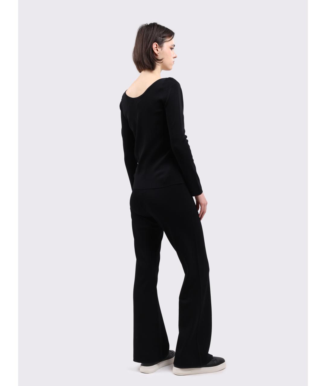 ARMANI EXCHANGE Черные прямые брюки, фото 4