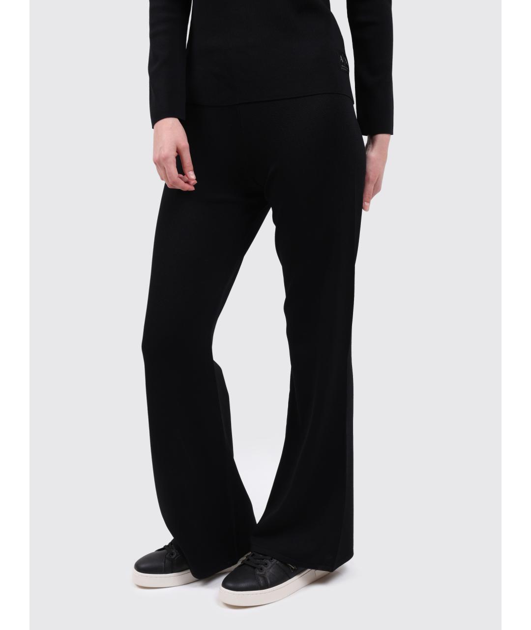 ARMANI EXCHANGE Черные прямые брюки, фото 3