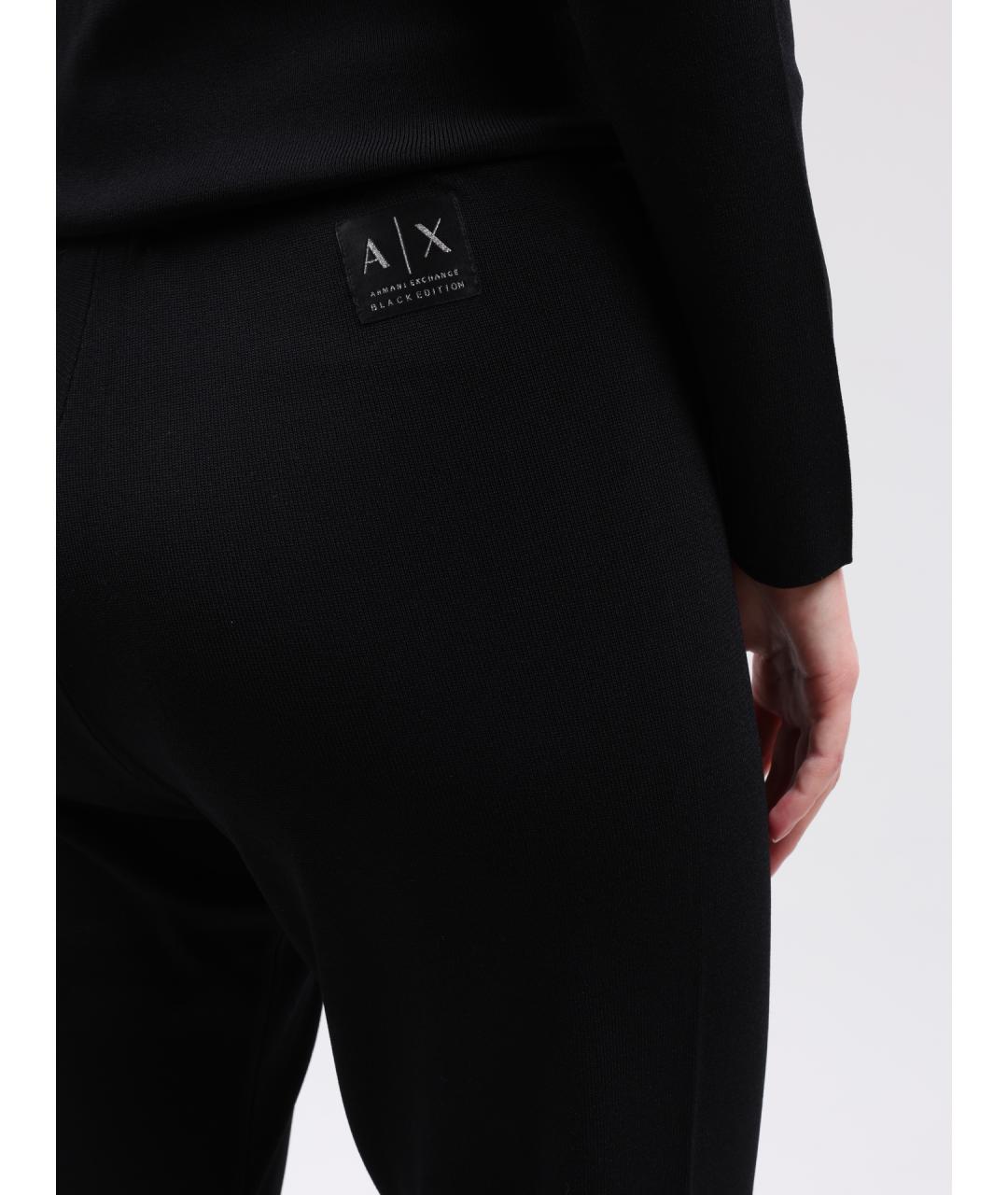 ARMANI EXCHANGE Черные прямые брюки, фото 5