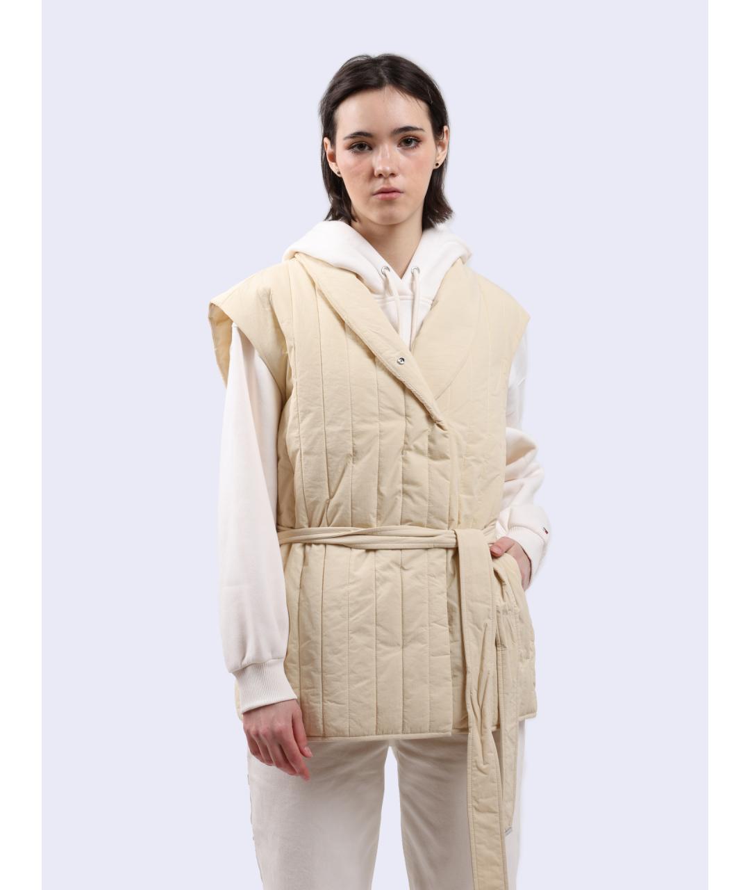 CALVIN KLEIN Бежевый жилет, фото 2