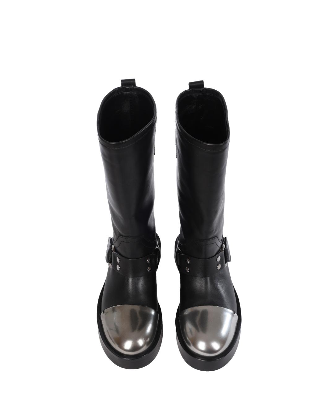 PREMIATA Черные кожаные сапоги, фото 3