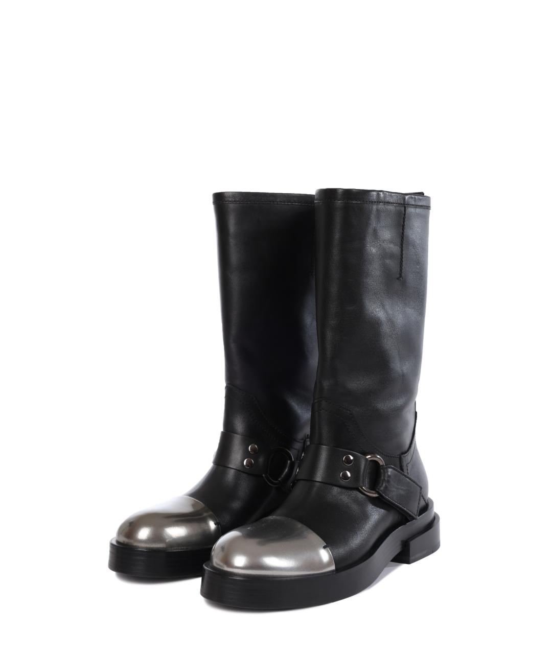 PREMIATA Черные кожаные сапоги, фото 2