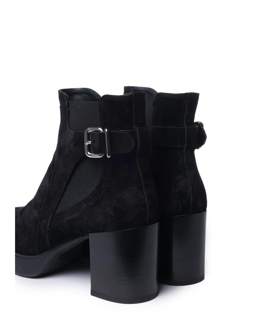 TOD'S Черные замшевые ботильоны, фото 6