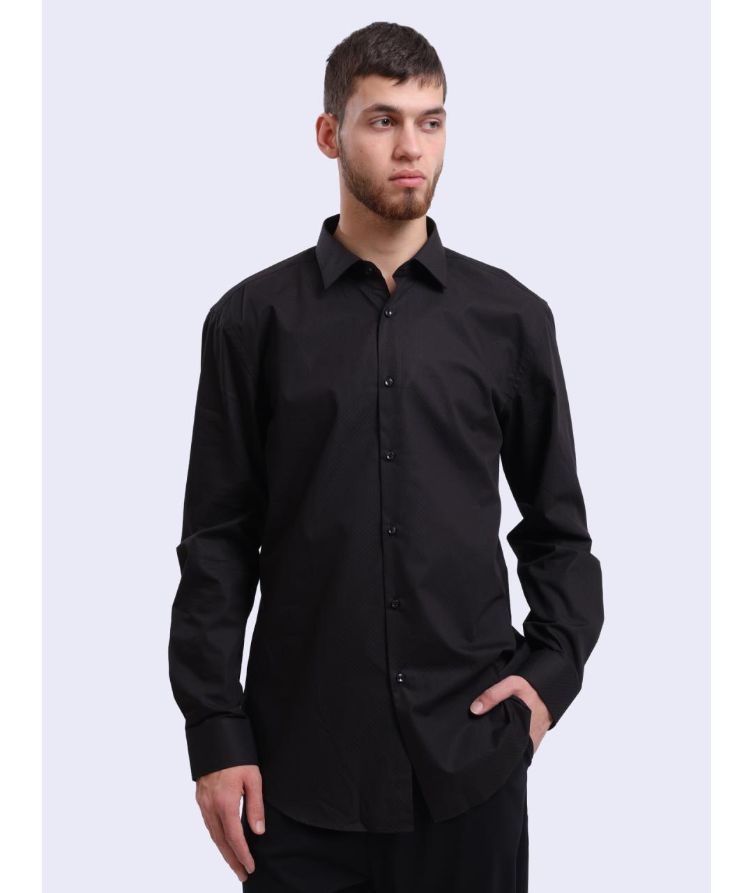 HUGO Черная классическая рубашка, фото 6